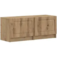 vidaXL Meuble TV en bois imitation chêne artisanal