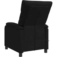 vidaXL Fauteuil de relaxation de massage, noir, revêtement en tissu, marque