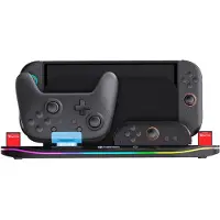 Nacon Xl For 4 Joy-con + 1 Pro Controller Switch 2 Charger Station Clair
