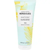 Berdoues Lait hydratant pour le corps au monoï et au tiaré, sans paillettes (Lait pour le corps, 200 ml)