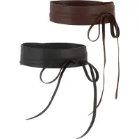 About You Ceinture brun foncé / noir