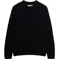 Superdry Jacob Cable Jumper Sweater Bleu M Homme