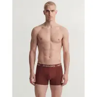 Jack & jones Boxers 'JACHUEY' bleu marine / olive / rouge carmin / noir