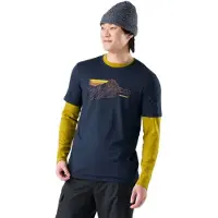 Smartwool Alpine Trace Active Short Sleeve T-shirt Bleu L Homme