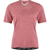 Cube Gravel Short Sleeve Jersey Rose S Femme