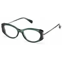 Max mara Lunettes de Vue MM5204 52/16/140 Green horn Front acetate WOMAN MM5204