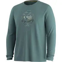 Smartwool Wander Valley Active Long Sleeve T-shirt Bleu L Homme