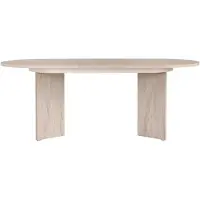 CALICOSY - Table à manger extensible ovale de 160 à 200 cm - LOU