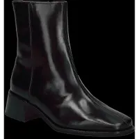 Wonders pour femme. D-1601_5715_5792 Bottines en Cuir Ayla 01 Noir (39), 5 à 8 cm, Fermeture éclair, Casuel