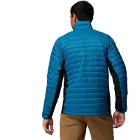 Columbia Powder Pass Hybrid Jacket Bleu L Homme