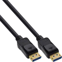InLine Câble DisplayPort 2.1 (1.50 m), Câble vidéo, Noir