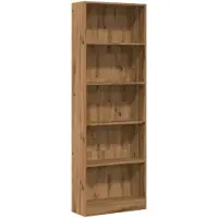 vidaXL Bibliothèque Chêne Artisian 60x24x176 cm Bois d'ingénierie