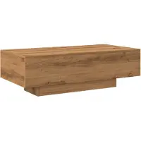 vidaXL Table basse Artisan-Chêne 100x49,5x31 cm Bois composite