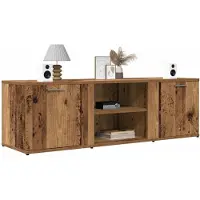 vidaXL Armoire TV aspect bois ancien 120x34x37 cm Bois composite
