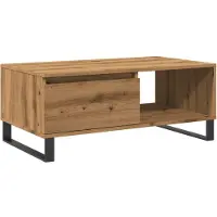 vidaXL Table basse Artisan-Chêne 90x50x36,5 cm Bois composite