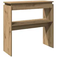 vidaXL Table console chêne artisanal 80x30x80 cm bois d'ingénierie