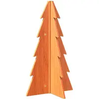 vidaXL Arbre de Noël en bois pour décoration 69,5cm bois de pin massif