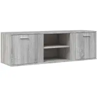 vidaXL Armoire TV Gris Sonoma 120x34x37 cm Bois composite