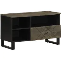 vidaXL Armoire TV 80x33x46 cm en bois massif de manguier