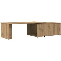vidaXL Table basse Artisan-Chêne 150x50x35 cm Bois composite