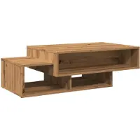 vidaXL Table basse Artisan-Chêne 105x55x32 cm Bois composite