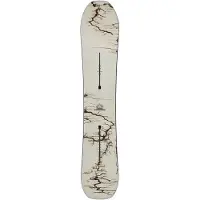 Burton - Snowboard freeride - Cartographer 2027 en Bois - Taille 162 cm - Blanc