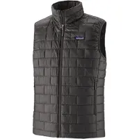 Patagonia - Doudoune sans manche en Primaloft - M's Nano Puff Vest Black pour Homme - Taille S - Noir
