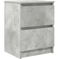 vidaXL Armoire TV gris béton 40x35x54 cm Bois composite