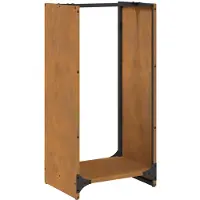 vidaXL Étagère à bois de chauffage 40x30x80 cm Acier résistant aux intempéries