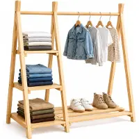 Relaxdays Porte-vêtements enfants