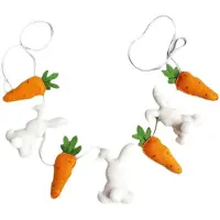 Melitt Décoration de Pâques Pendentif Carotte Lapin Décoration de la Maison Pendentif Cadeau Décoration de la Maison de Pâques