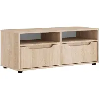vidaXL Armoire TV VISNES Chêne Sonoma 100x40x38 cm Bois composite