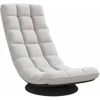 vidaXL Chaise de sol Pivotante Gris nuage 70x51x79 cm Tissu