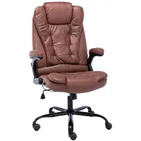 vidaXL Chaise de bureau marron clair aspect daim