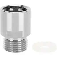 Melitt Convertisseur D'Adaptateur de CO2, Adaptateur de Cylindre de CO2 Filetage Femelle TR21-4 Vers Filetage Mâle CGA320 pour Soda Stream / Soda-Club