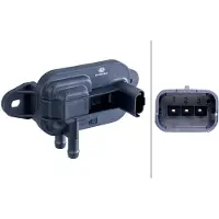 Hella Capteur, pression des gaz échappement 6PP009 409-571