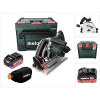 Metabo KT 18 LTX 66 BL Scie circulaire plongeante sans fil 18 V 165 mm + 1x Batterie 5,5 Ah + Coffre