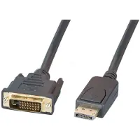 EFB Elektronik Câble DisplayPort/DVI A-A St-St, 5m, noir DisplayPort (5 m), Câble vidéo, Noir