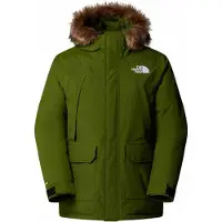 The North Face - Parka en duvet imperméable - M Mcmurdo Parka Woodland Green pour Homme - Taille L - Vert