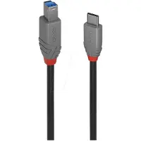 Lindy Câble USB 3.2 Type C vers B de 2m, 5Gbit/s, gamme Anthra