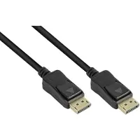 GOOD CONNECTIONS Câble de connexion DisplayPort (3 m), Câble vidéo, Noir