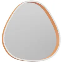 Gea Luce Applique Miroir Ecaris A/P Avec Led 25W+5W Cct 3000K-4000K Dimmable, Structure En Aluminium Orange Brûlé - Gealuce