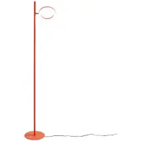 Gea Luce Lampadaire Gpia31 Orange Brûlé 25W Led 1391Lm 3000K Dimmable Push _ Gealuce