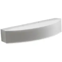 Gea Luce Applique Gap501N 20W 2221Lm 4000K Ip20 En Aluminium Blanc Satiné - Gealuce - Applique Led Double Émission Haute Puissance