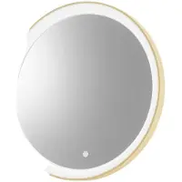 Gea Luce Krizia A/P - Applique Led 25W Dimmable Avec Miroir, Touch Cct 3000K-4000K, Anti-Buée, Nouvelle Finition Beige - Gealuce