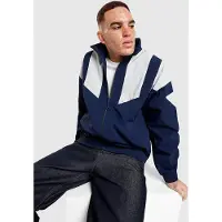 Adidas Originals Veste mi-saison 'BLOCKED TRACK' bleu foncé / blanc cassé