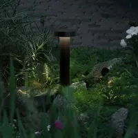 Lyora Lampe de jardin de Desing Gong noir 30cm - 3000K