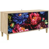 vidaXL Meuble TV KIEL, 102 x 33 x 50 cm, panneaux de particules imitation bois Sonoma