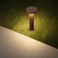 Lyora Lampe de jardin de Desing Gong brun rouille 30cm - 3000K