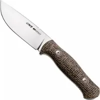 Viper GMR VT4070MIN Satin Hybrid Cryo, Natural Jute Micarta, couteau fixe, Fabrizio Silvestrelli design